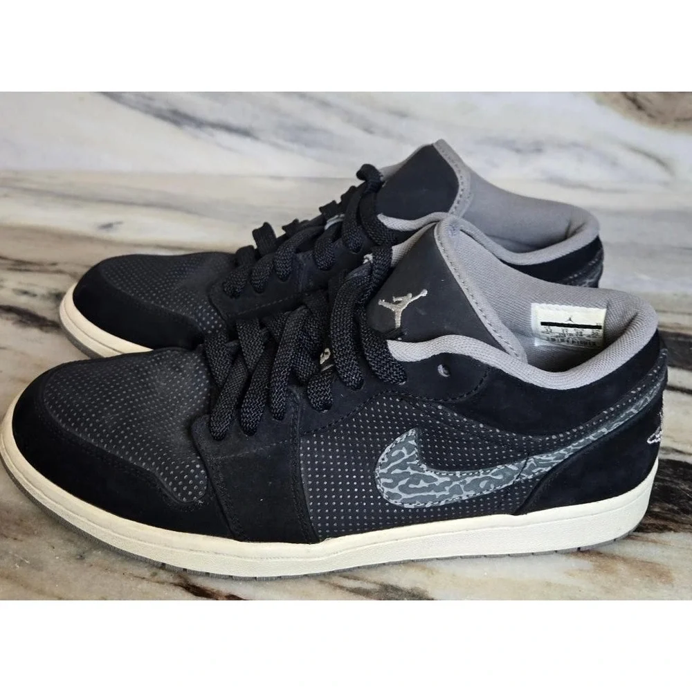 Size 12 - Air Jordan 1 Phat‎ Low Black Charcoal